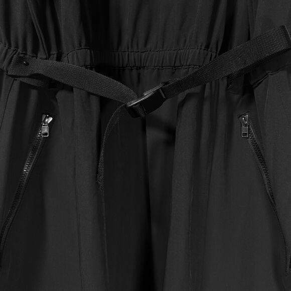 Patagonia Fleetwith Belted Dress Basalt Black Sleeveless Pockets Lightweight L - Picture 4 of 10